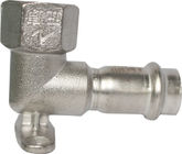 Female Elbow Stainless Steel Press Fittings Equal Shape With Wall Plate