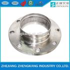 Flanged Type Stainless Steel Grooved Fittings High Strength For Thin Wall Pipe