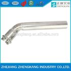 Thin Wall Pipe Stainless Steel Press Fittings 45 Elbow With Plain End