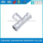 CB11-30 pipe fitting press fitting equal tee type CE proved