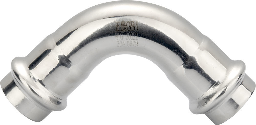 90d Elbow Stainless Steel Press Fittings DVGW Standard Security Hygiene