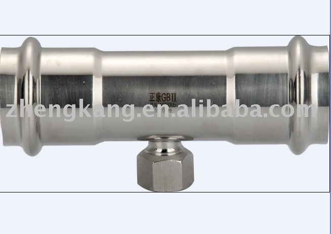 Female Stainless Steel Press Fittings Stainless Steel Reducing Coupling