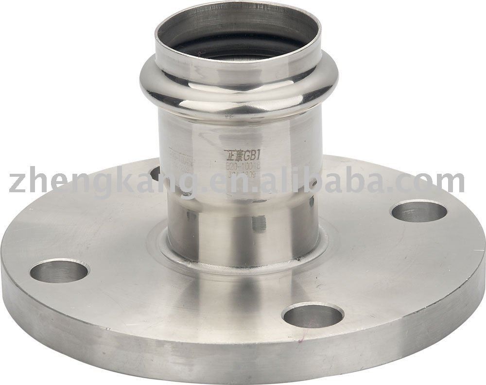 Industrial Flange Pipe Connection Durable Ss Press Fit Pipe Fittings