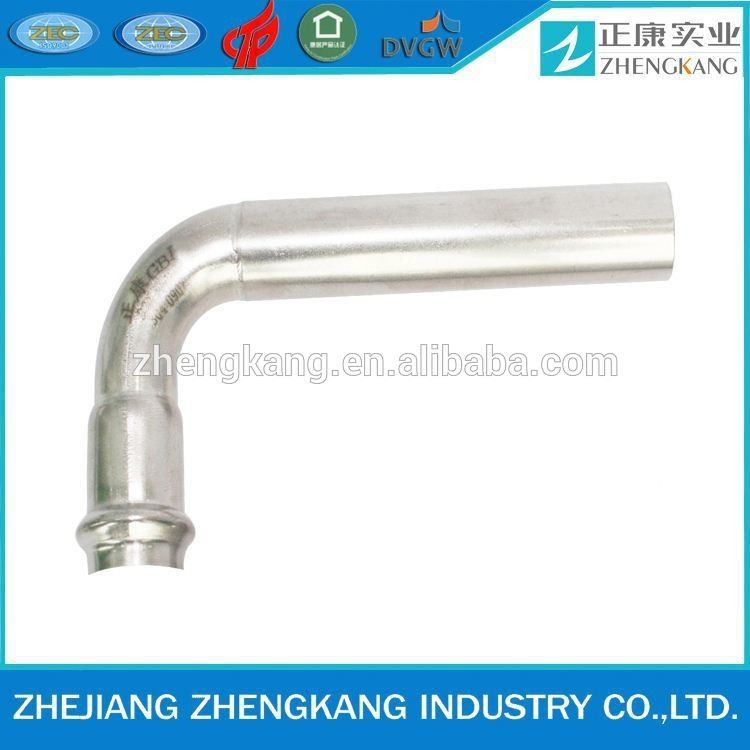 Simple Operation Ss Sanitary Pipe Fittings Thin Wall Equal Tee Pipe Fitting