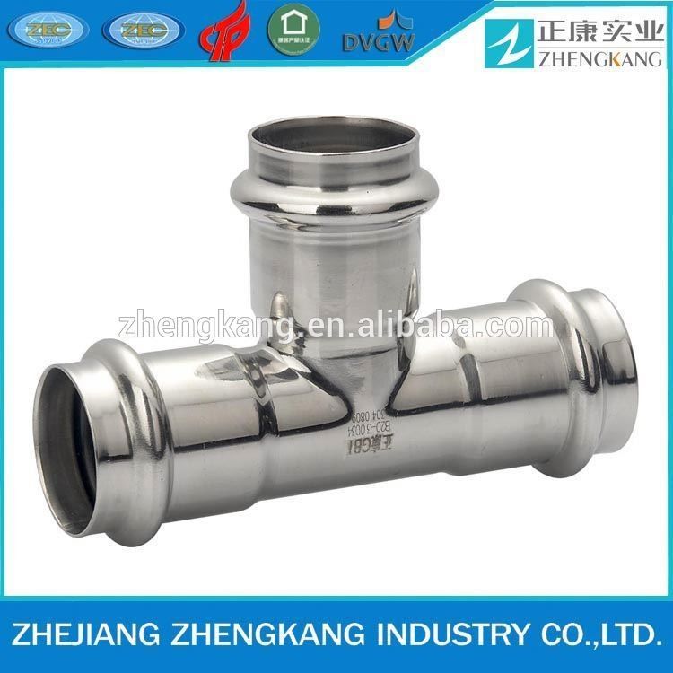 V Style Pipe Connector Coupling Rust Resistant Zinc Plated Surface