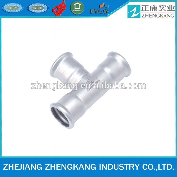 stainless steel High Pressure Pipe Fittings Equal Tee Manufacturer