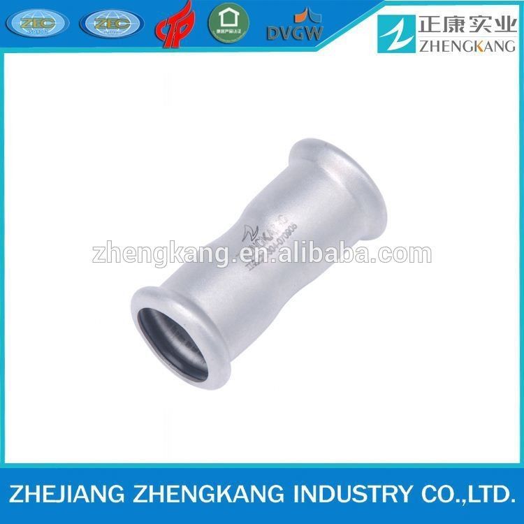 Stainless steel 304,316press reducing coupling with plain end