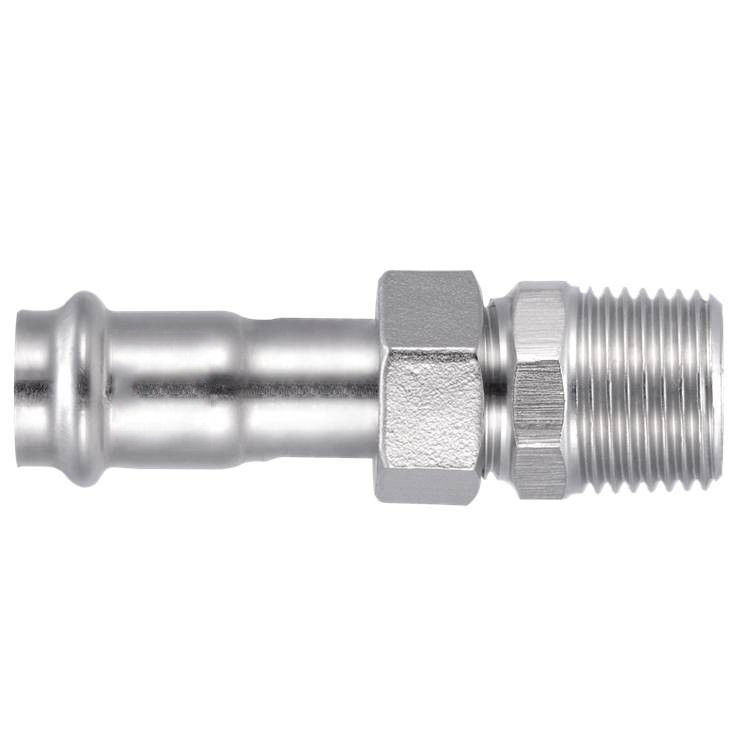 Compatible Male Stainless Steel Threaded Fittings Anti - Aging High Productivity